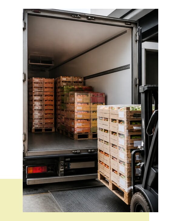 Перевозка сельхозпродукции на паллетах с доставкой в Ивантеевку