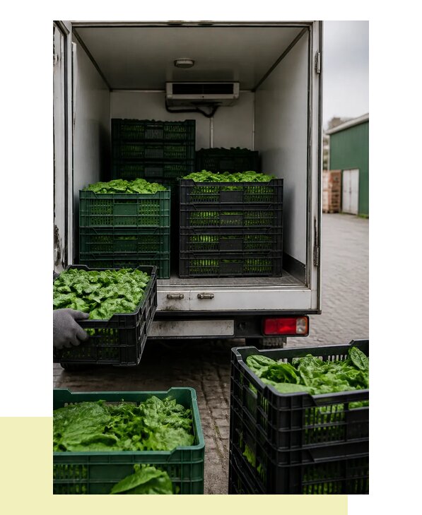 Перевозка шпината в Ивантеевку с сохранением свежести продукции